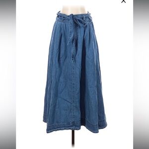 Lauren Ralph Lauren A-Line Denim Blue Skirt-final price